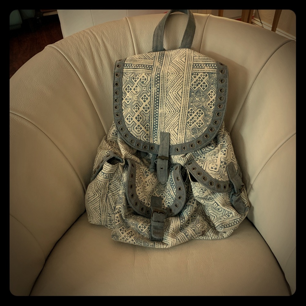 Cleobella  canvas detailed backpack